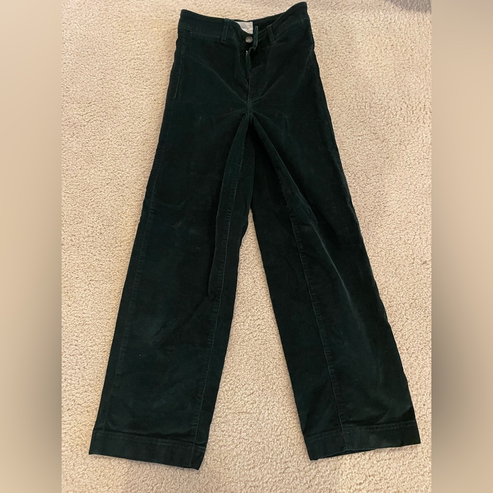 Dark Green Corduroy Trousers